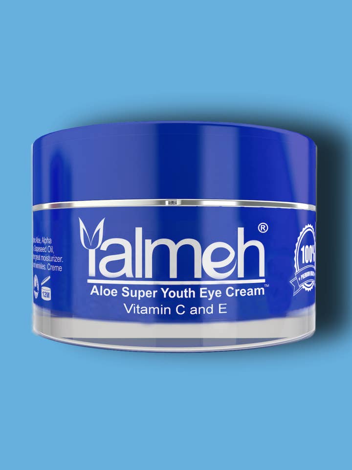 Yalmeh Naturals® Creme para os Olhos Vegan Super Youth® Processado a Frio 30g por atacado de Yalmeh Naturals®