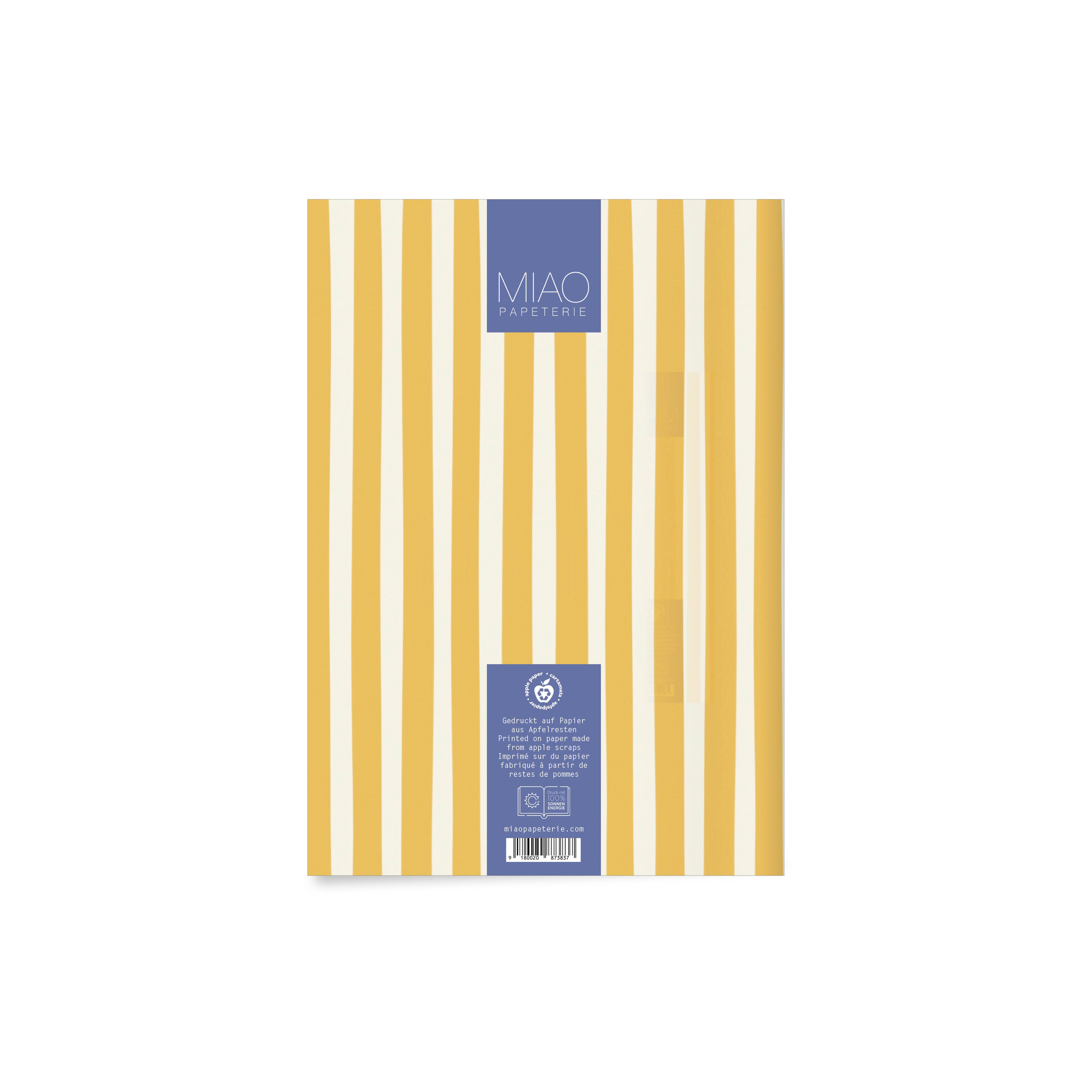 MIAO Papeterie - Wholesale Notebook - Cheerful Stripes | Notebook DINA54