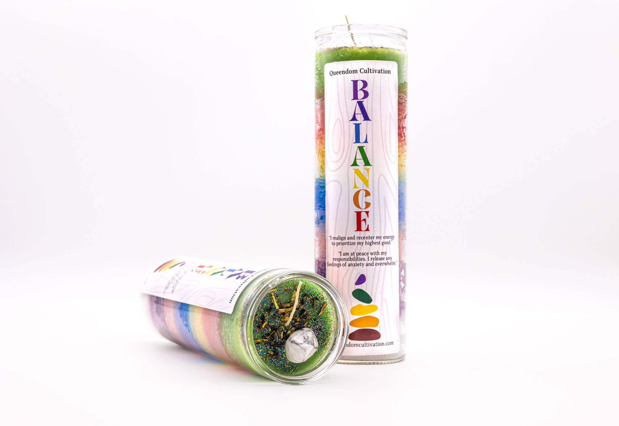 Queendom Holistics - Wholesale Votive Candle - Crystal Intention Candle Bundle1