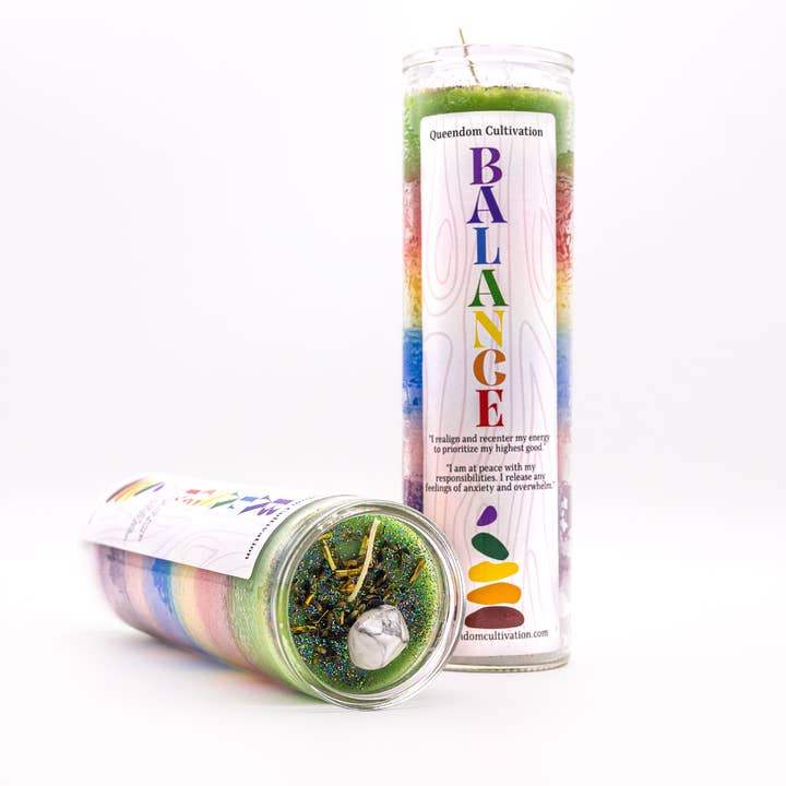 Queendom Holistics - Wholesale Votive Candle - Crystal Intention Candle Bundle1