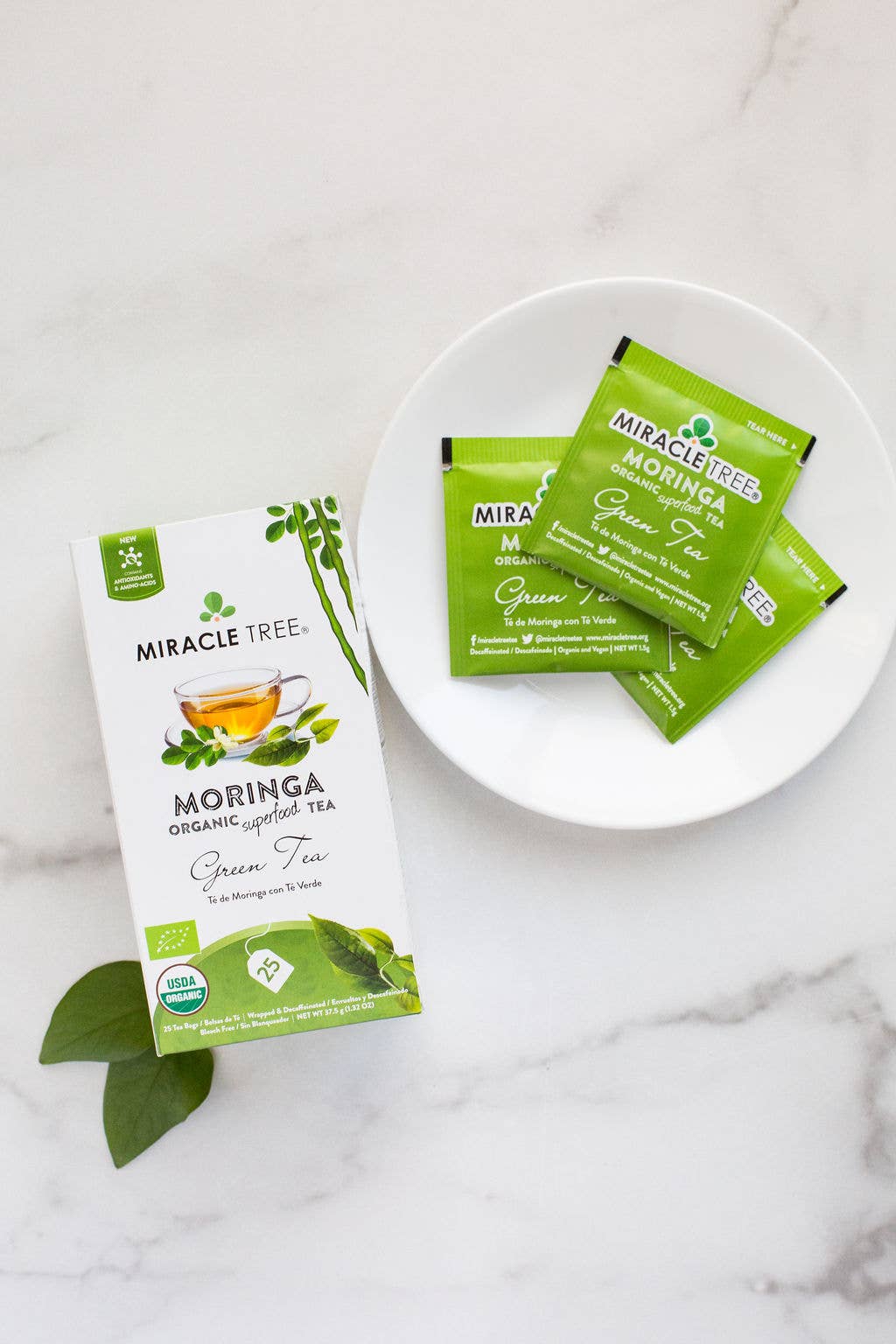 Miracle Tree - Wholesale Health/Detox Tea - Organic Moringa Tea: Green Tea9