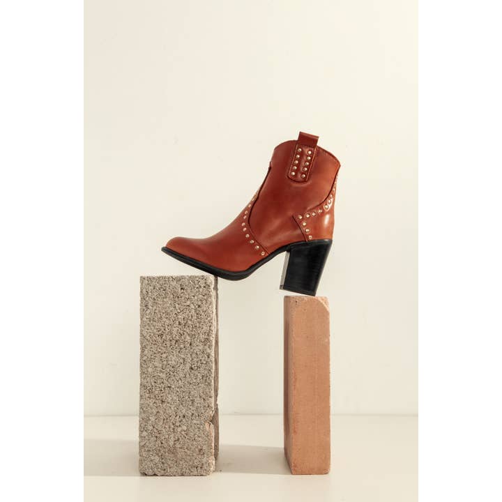 Elodie – wholesale Booties – Women's – BOTIN CA-0173 NAPPA WITH STUDS