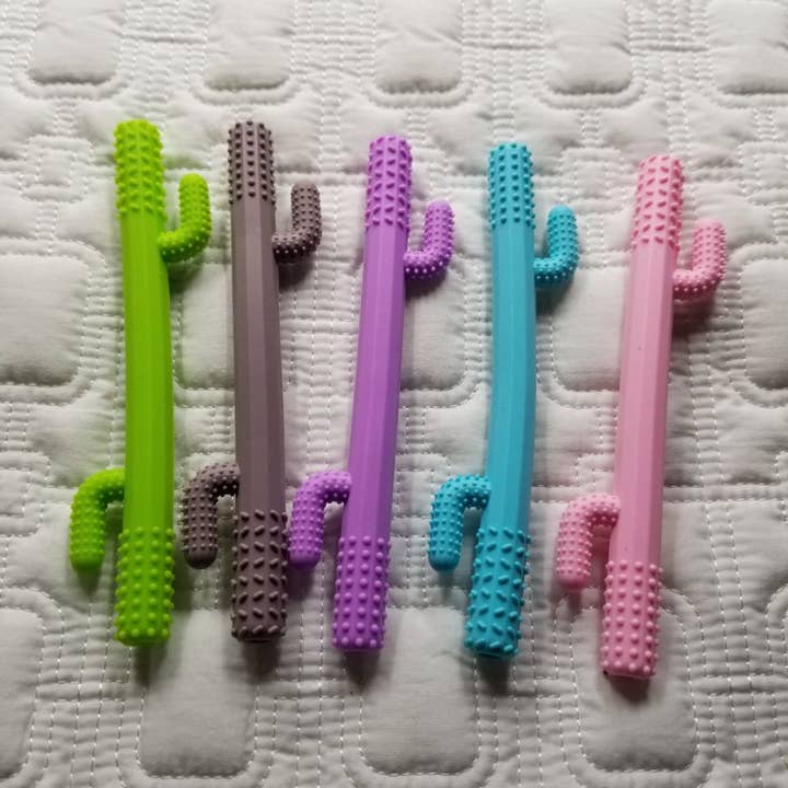 D & C TOYS - Wholesale Teether (Not Clip-On) - Baby - Cactus Silicone Teething Tube Teether Toy5