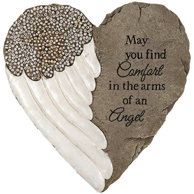 Gift & Garden by Carson - Wholesale Stepping Stone - "Arms of an Angel" Beadworks Garden Stone