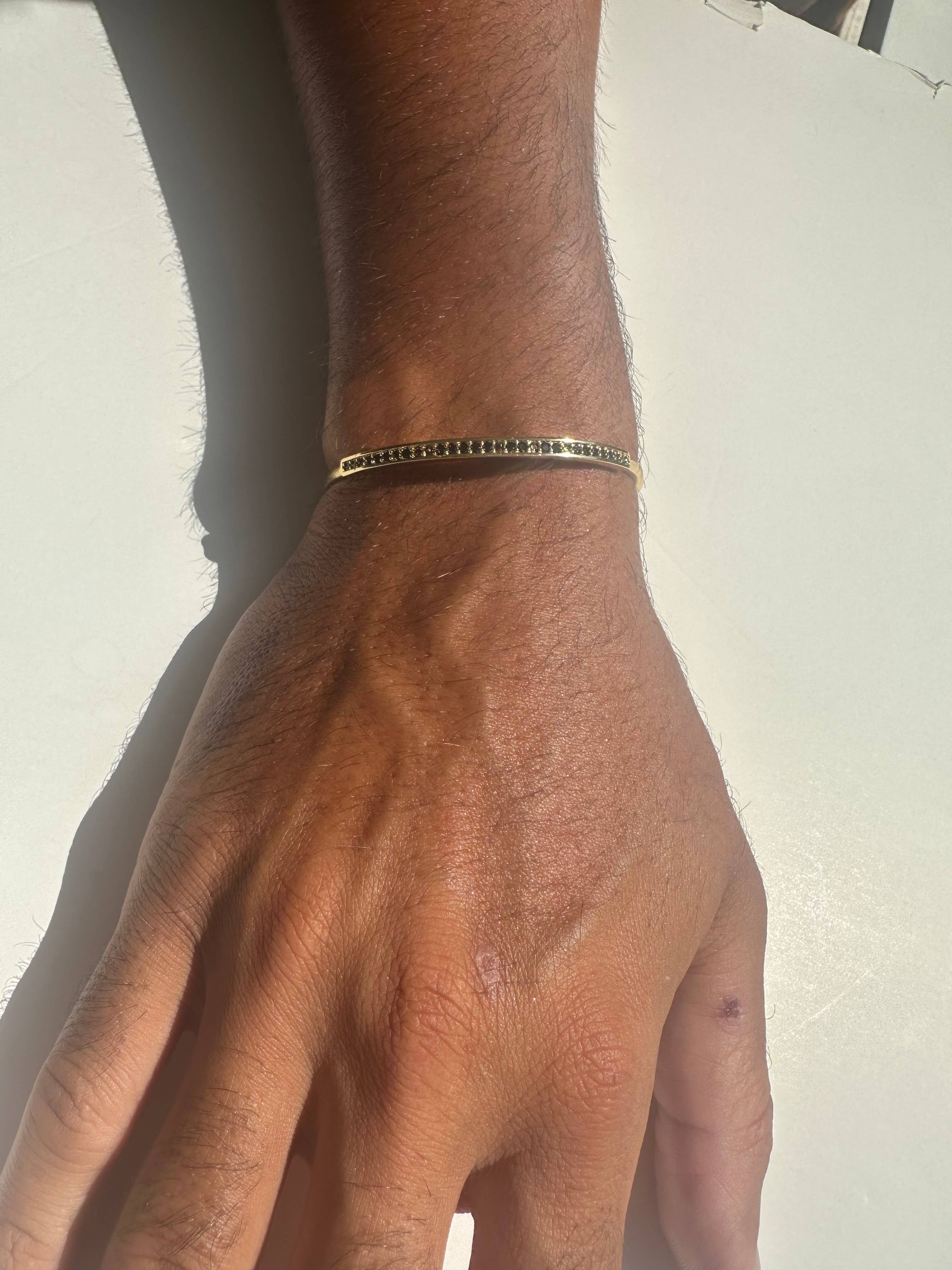 Christina Christi - Vente Bracelet manchette - Bracelet jonc en or pour homme, bracelet manchette en or2