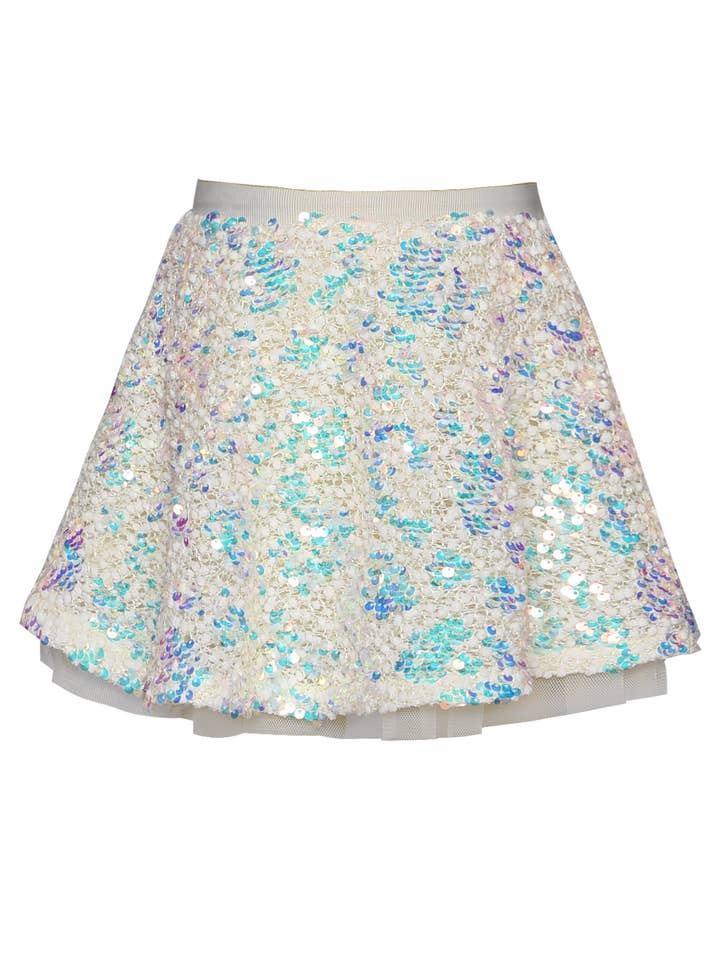 Iridescent Sequin Skater Skirt for wholesale by Hannah Banana , Baby Sara