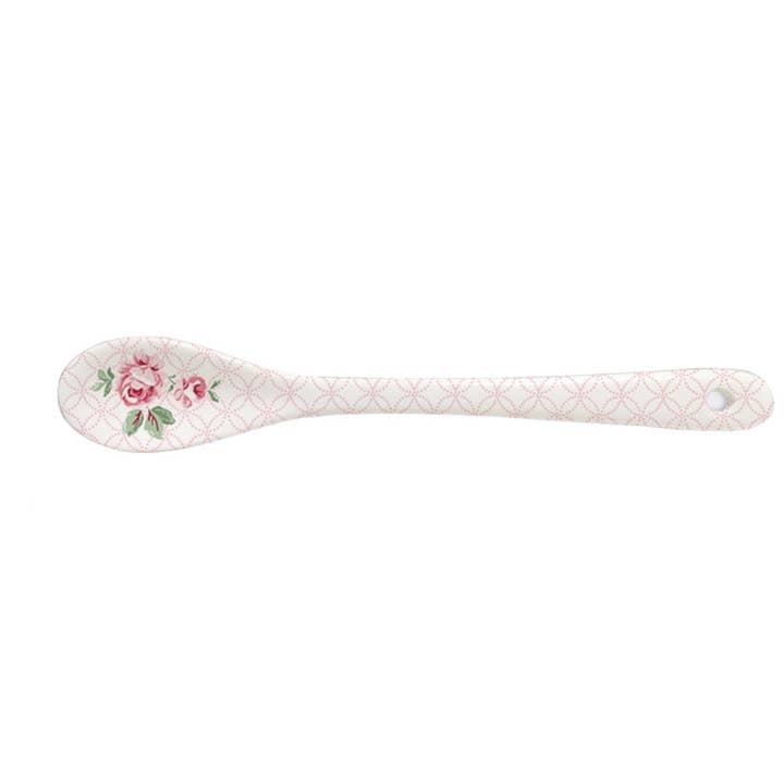 Porcelain spoon Lucy pink 13,5 cm Isabelle Rose for wholesale by Isabelle Rose