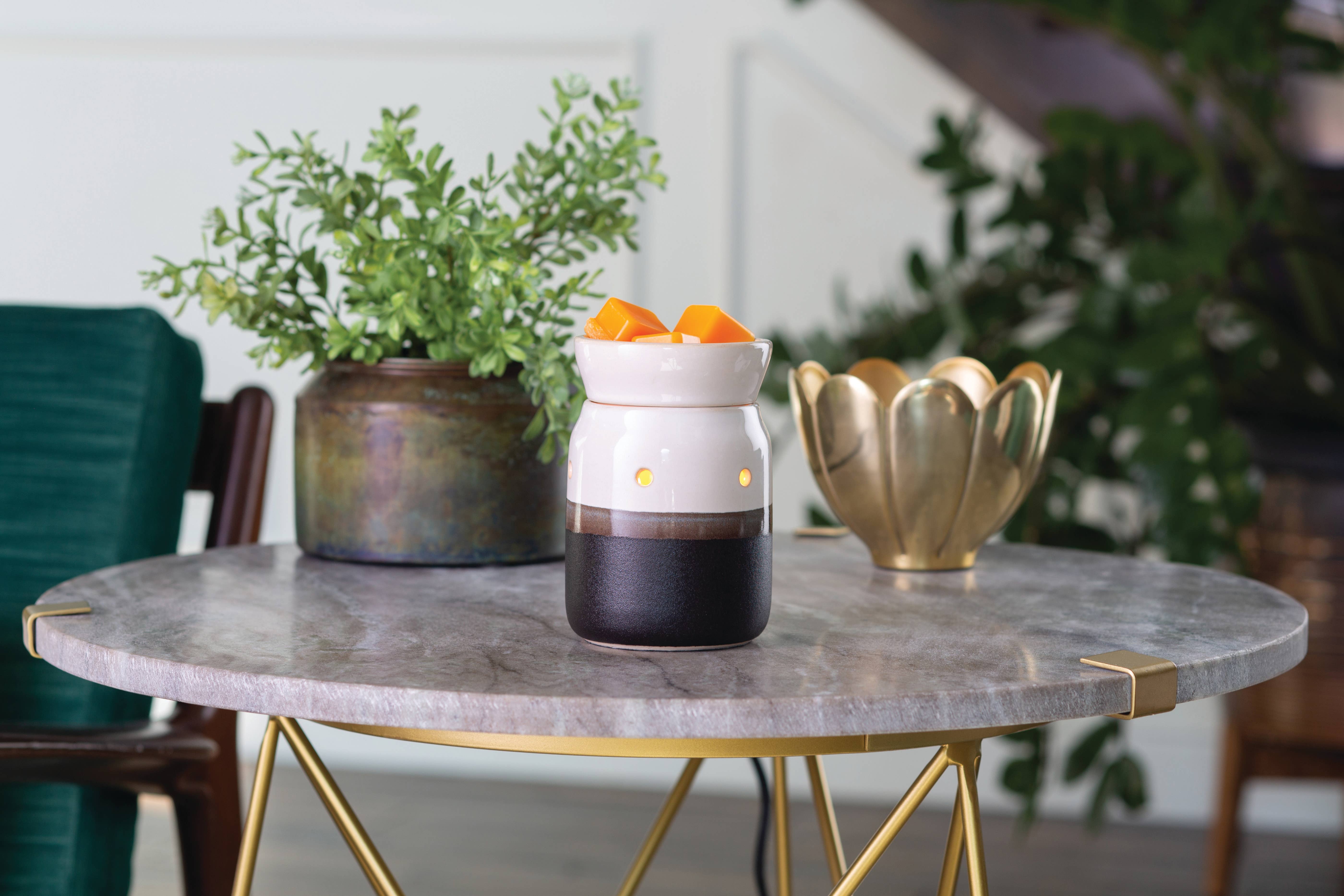 Candle Warmers Etc. - Wholesale Fragrance Warmer - Midsize Illumination Fragrance Warmer- Ivory & Iron2