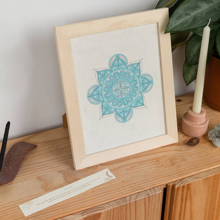 Focus Mandala Art Print for wholesale by Beacons Mandala