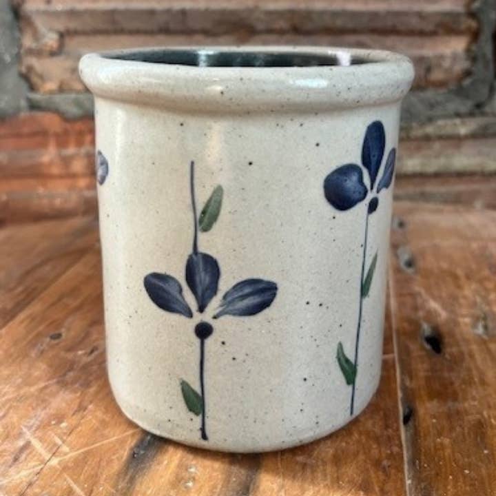 Candle Crock - Pétalas em Flor por atacado de Rowe Pottery