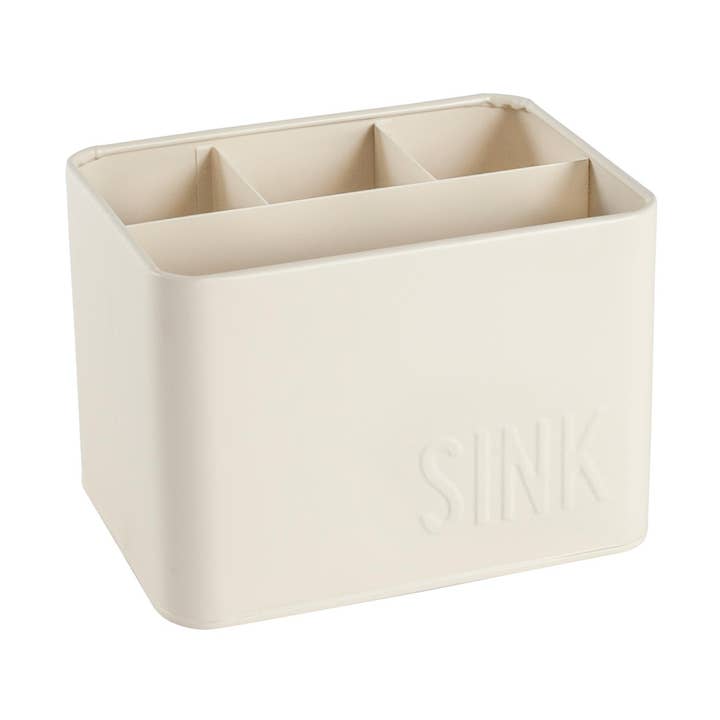 Harbour Housewares Easy Sink Tidy Storage Unit - Cream for wholesale by Rinkit Ltd