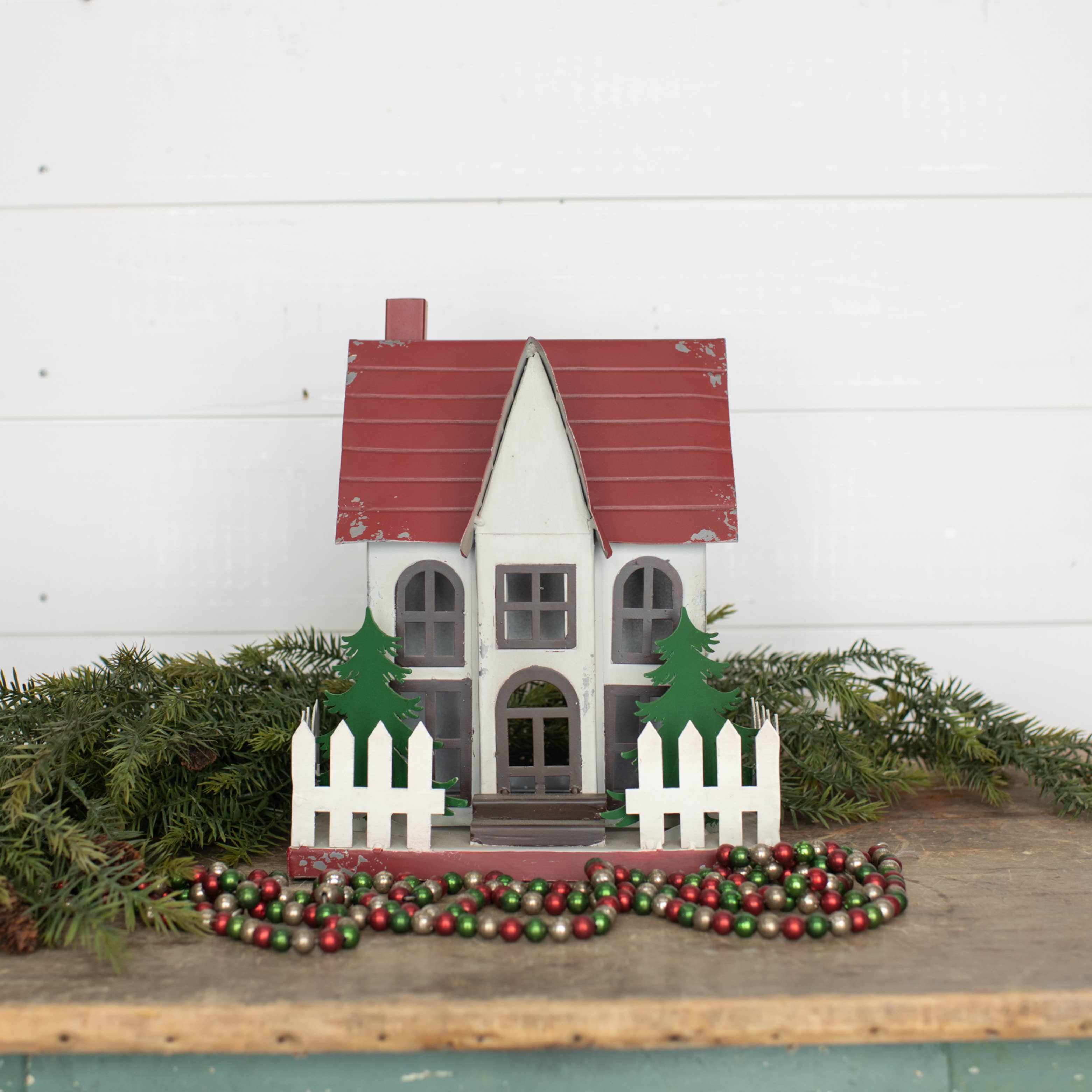 Ragon House - Vente Nichoir - NICHOIR À DEUX ÉTAGES AVEC TOIT ROUGE