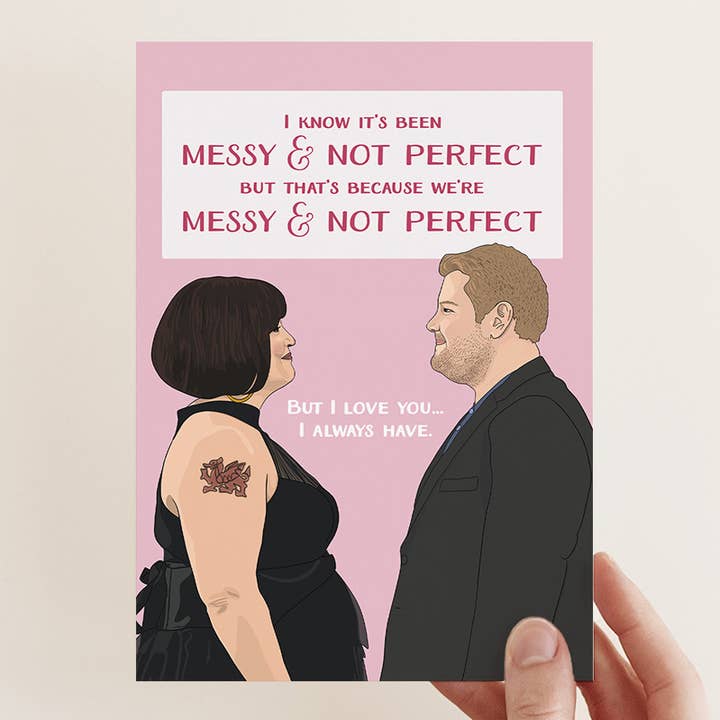 Bonne Nouvelle - Vendita all'ingrosso Biglietti d'amore - Nessa & Smithy Carta d'Amore - Disordinato & Non Perfetto1