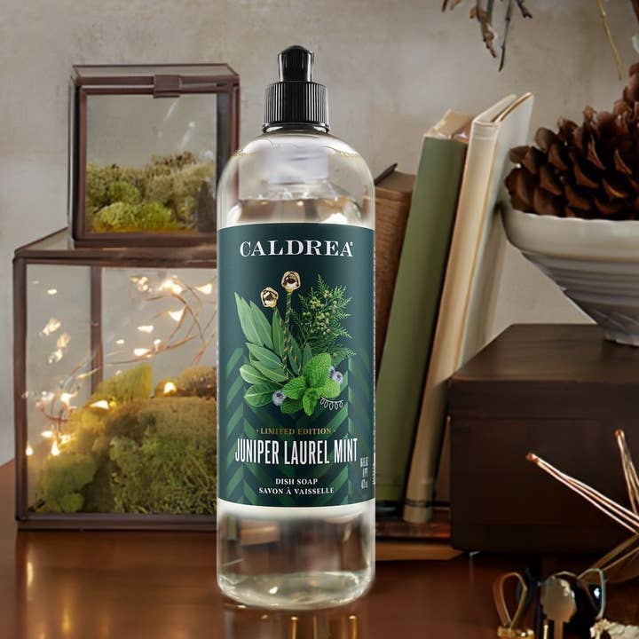 REMOVED BRAND - Wholesale Dish Soap - Juniper Laurel Mint Biodegradable Dish Soap with Bark & Aloe