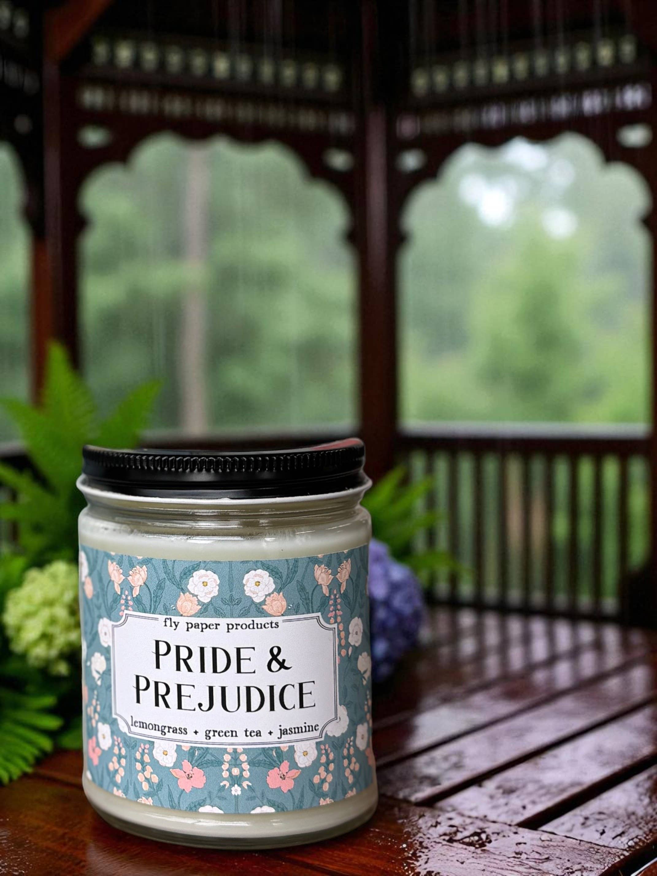 Fly Paper Products - Wholesale Jar/Filled Candle - Pride and Prejudice Classic William Morris Collection Candle3