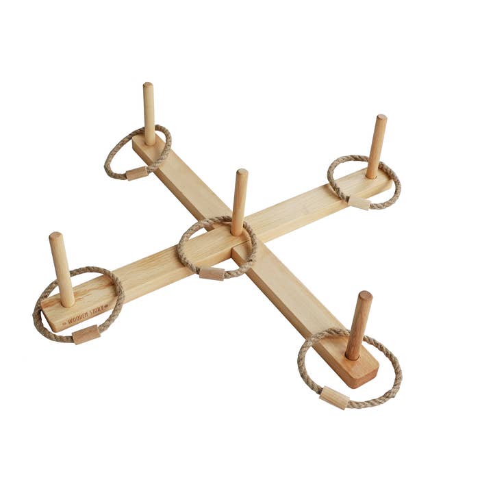 Wooden Story - Vendita all'ingrosso Giocattolo in legno - Bambini - Lancio degli anelli - gioco di abilità