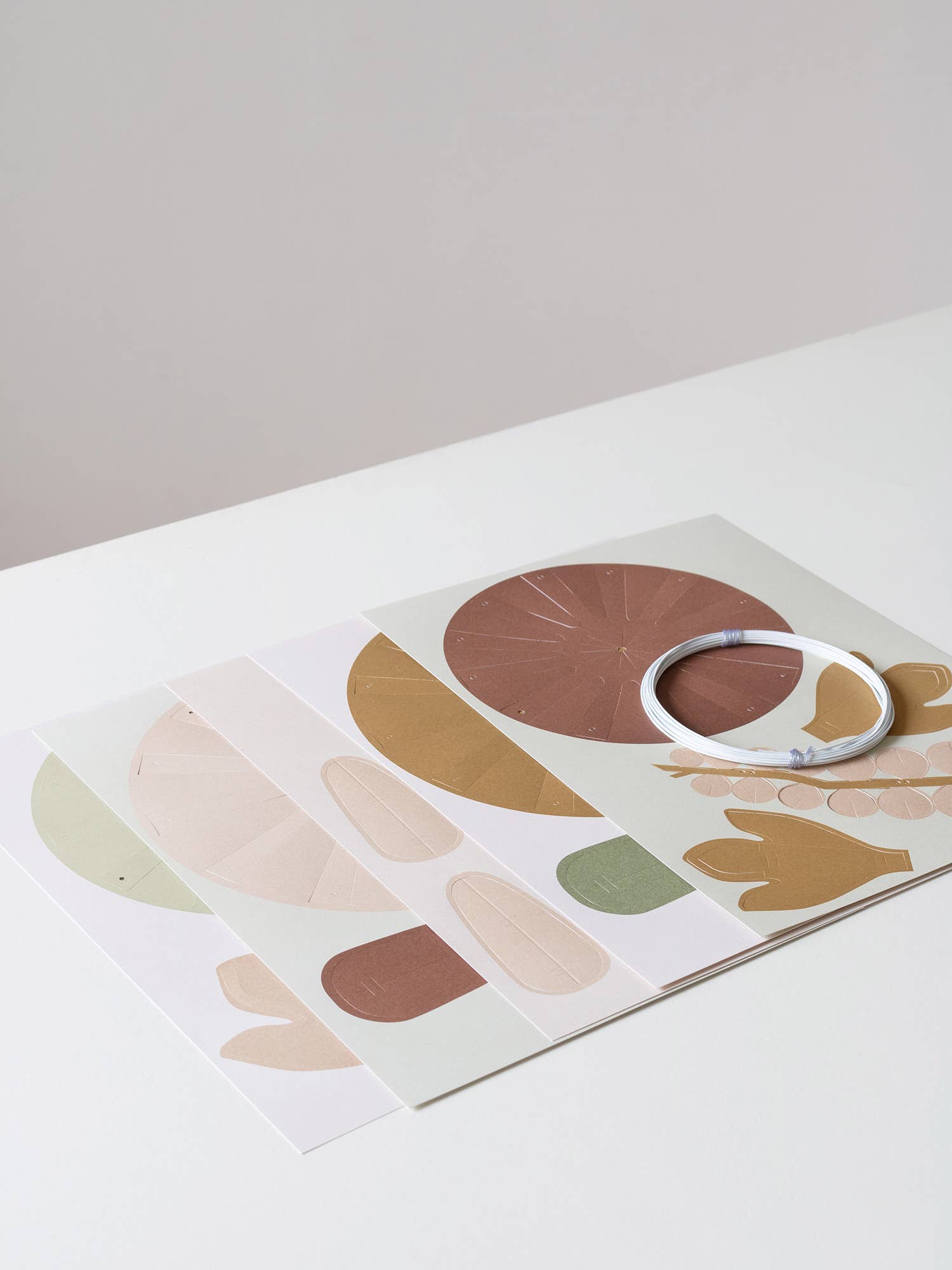 Jurianne Matter - Wholesale DIY Craft Kit - FIELD paper flowers large - pastel9