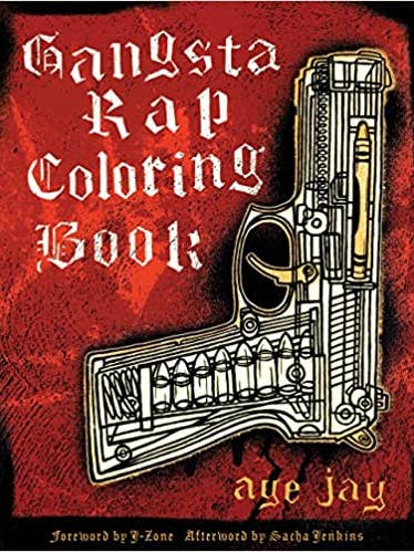 Gangsta Rap Coloring Book for wholesale by SCB