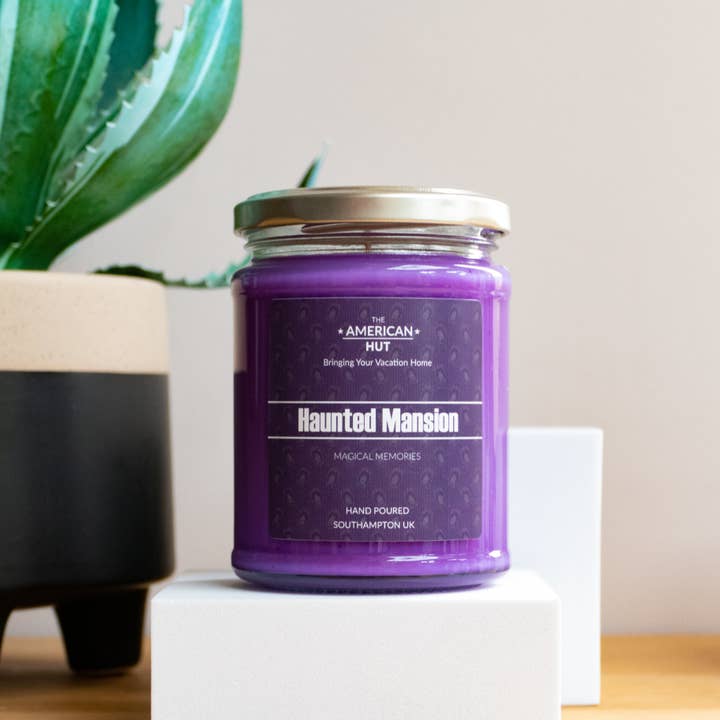 The American Hut - Wholesale Jar/Filled Candle - Haunted Mansion - Jar Candle