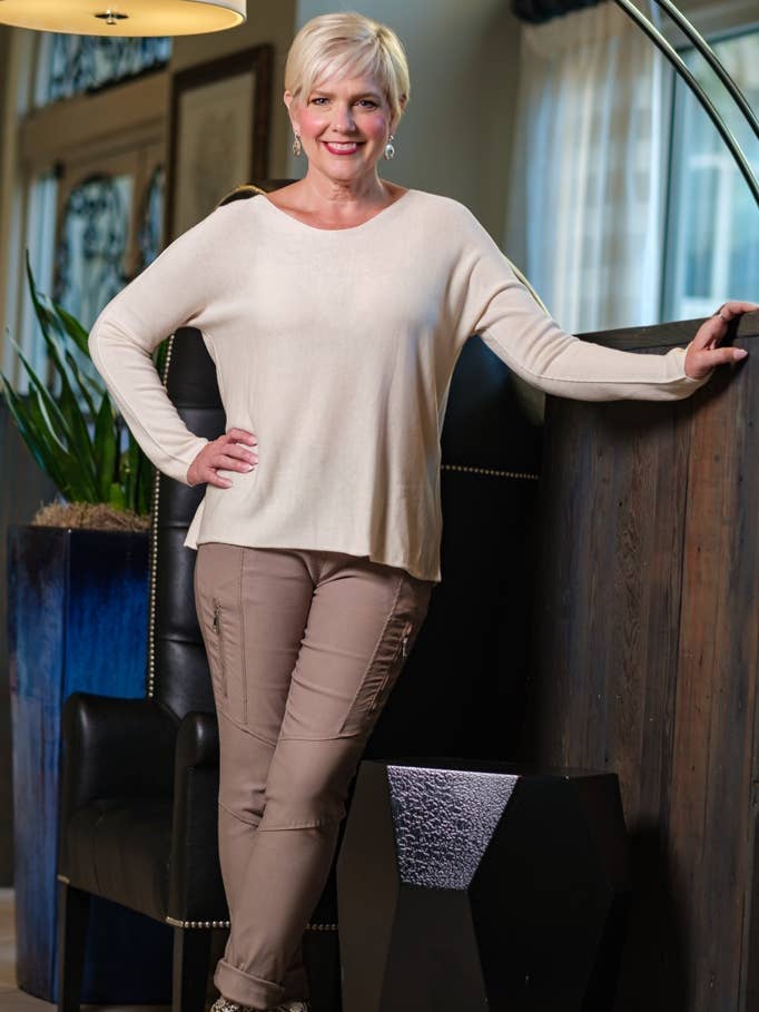 TINA Stephens Italy/Tees By Tina - Wholesale Pants - Women's - Danica Side Zipper Pant (PL155)64