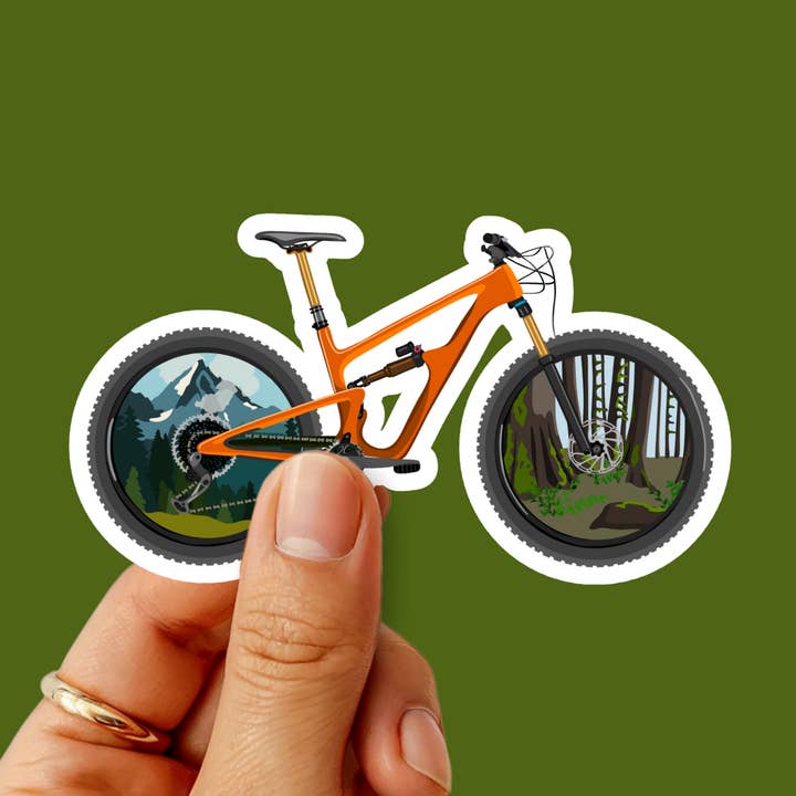 Autocollant VTT pour la vente par Hi From Studio