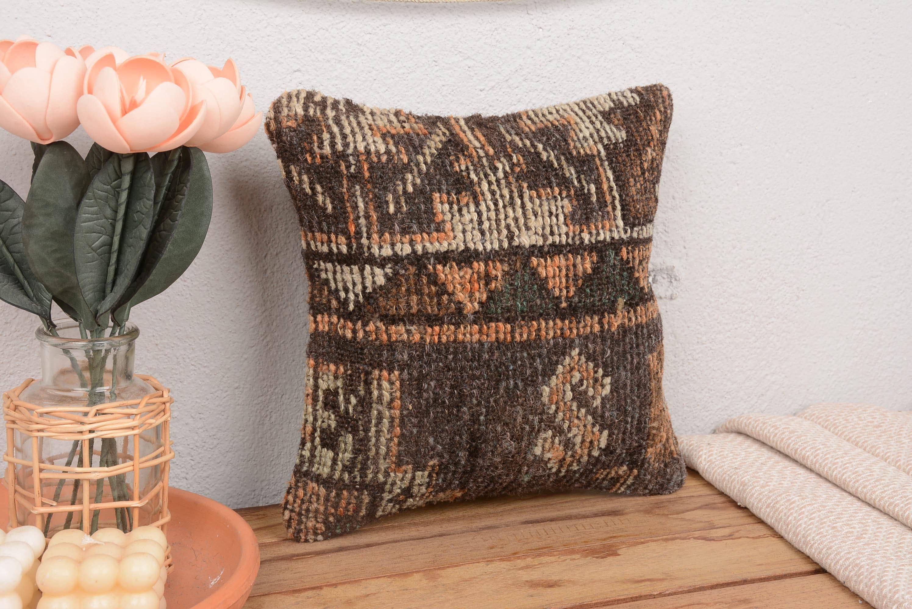 Kilim Pillow Decors - Wholesale Throw/Decorative Pillow - Handmade Boho Kilim Throw Pillow 12x12 Hand Knotted0