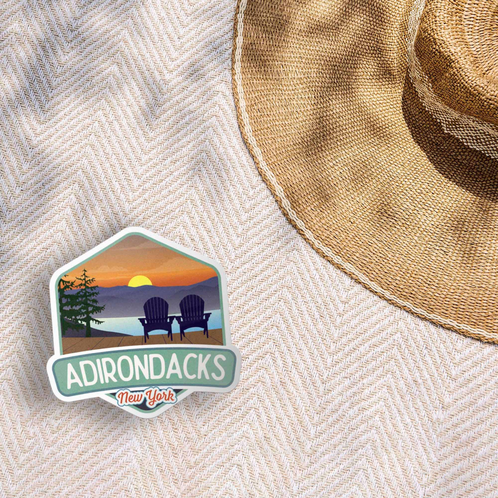 Sentinel Supply - Vente Autocollant - Autocollant personnalisé du lac Sunset - Joli autocollant nature avec nom personnalisé6