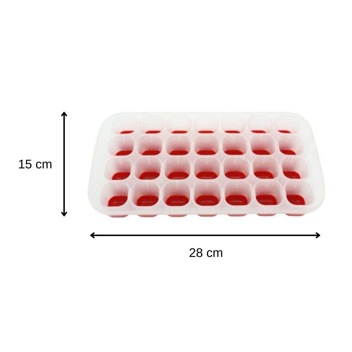 Zenker - Wholesale Ice Tray/Mold - Set of 3 pink ice cube trays with 28 cubes Fackelmann2