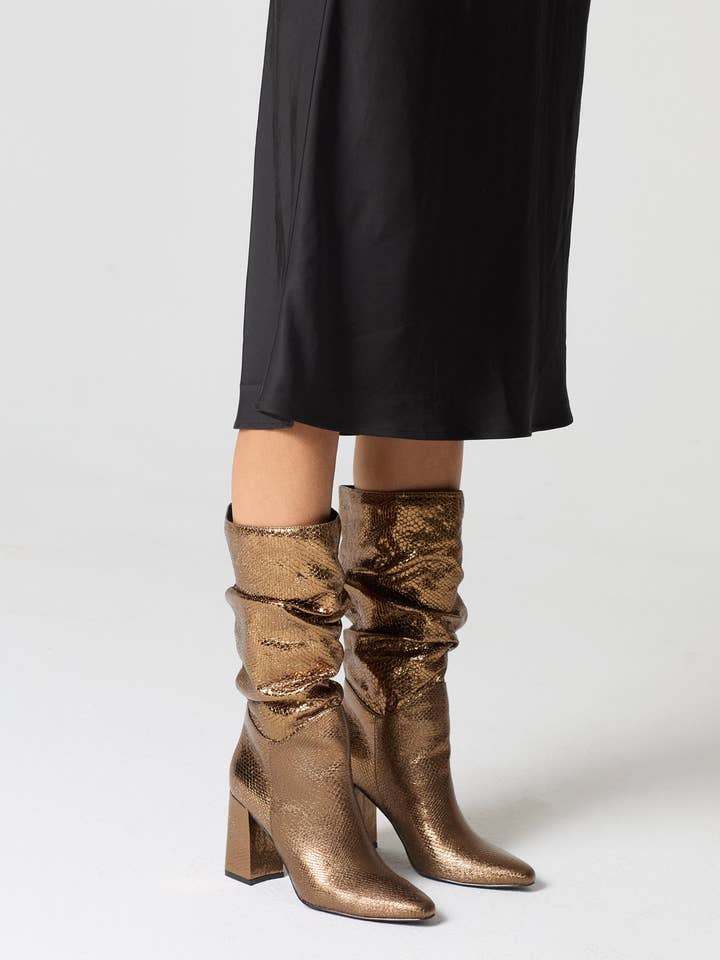 CRISTINA FERREIRA - Vente Bottes – femme - Hope Gold