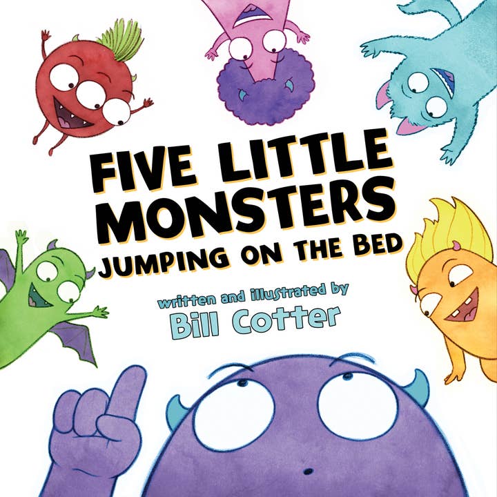 Sourcebooks - Wholesale Baby & Toddler Book (0-2) - Five Little Monsters Jumping on the Bed (BBC)