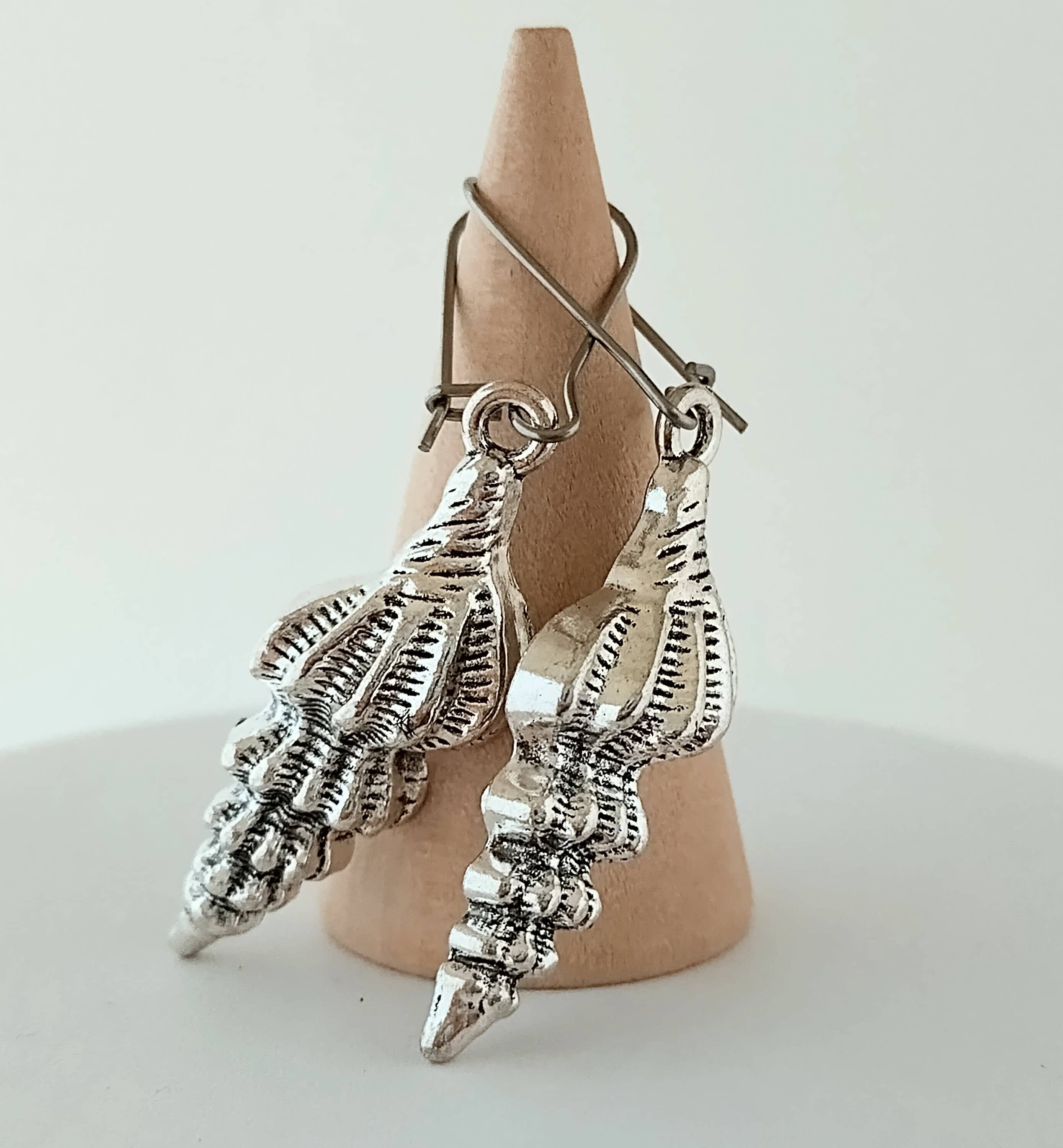 Piccadilly Pendants – Brincos de argola por atacado – Brinco Concha Prata, Jóias Costeiras, Brincos Náuticos0