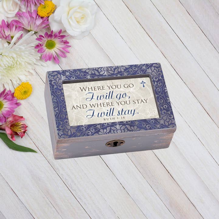 Dicksons - Wholesale Jewelry Box/Organizer - Where You Go I Will Stay