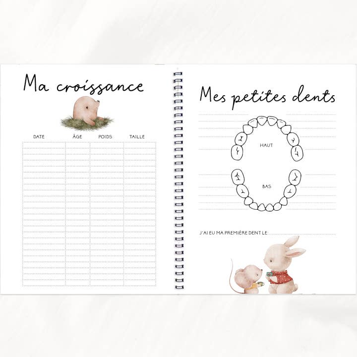 Rainbows&Lollipops Inc - Wholesale Memory Book - Kids & Baby - Journal de Grossesse et Livre de Naissance Unisexe #144