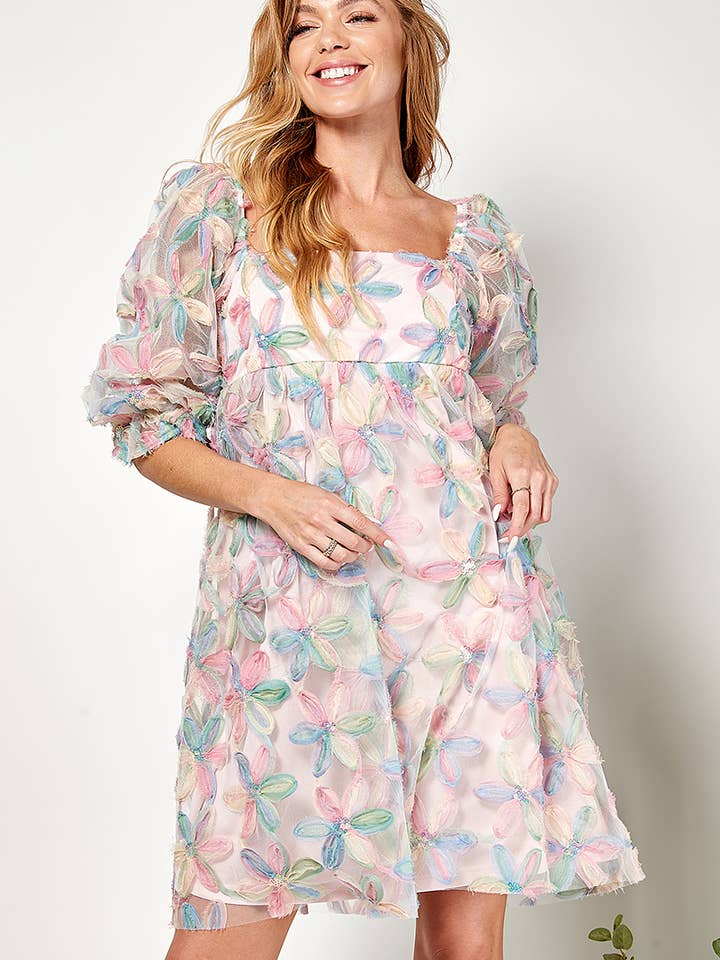 3D Candy Garden Baby Doll Dress for wholesale by Sweet Lemon