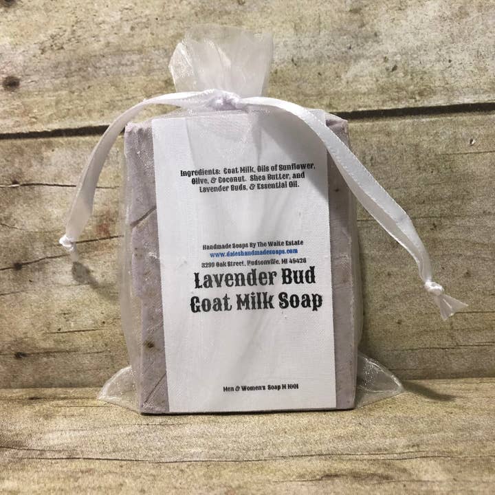 Dales Handmade Soaps & More - Wholesale Bar Soap - Lavender Bud Goat Milk Soap1