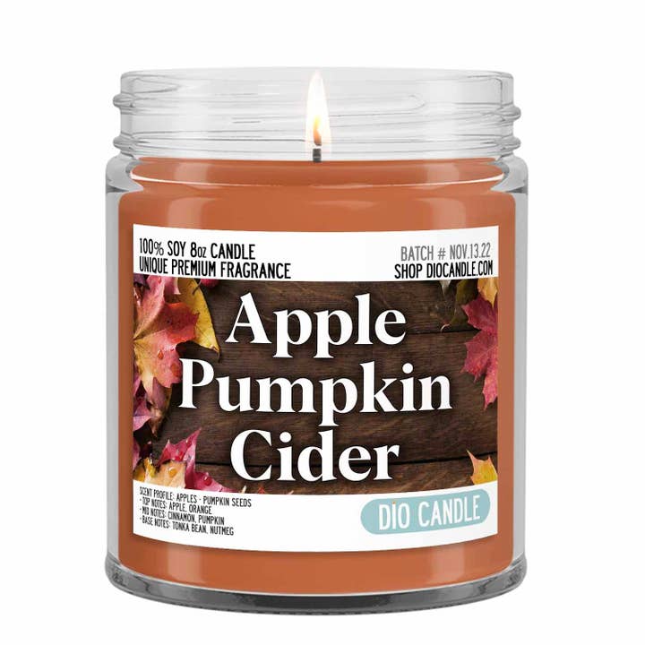 Apple Pumpa Cider Ljus för wholesale av Dio Candle Company