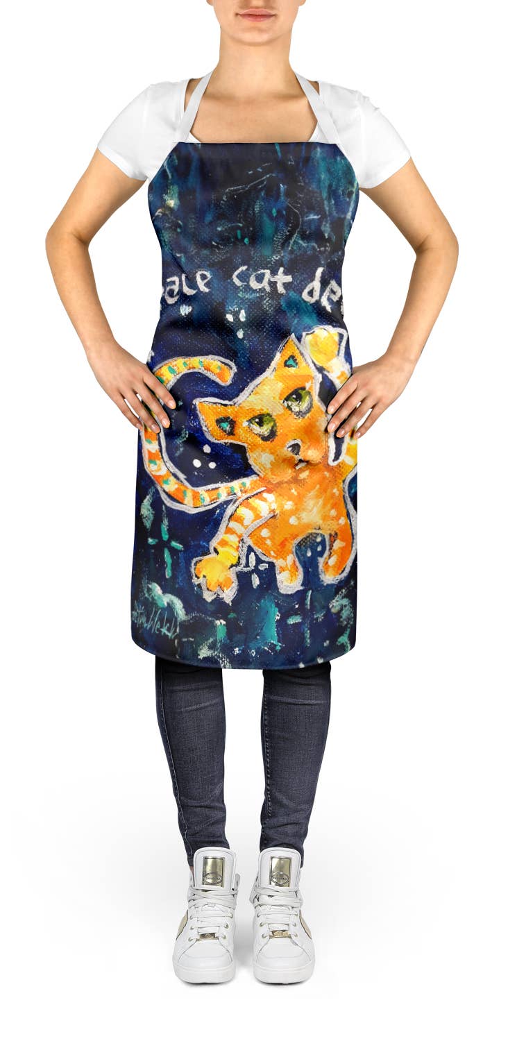 Caroline's Treasures – wholesale Apron – Space Cat Det Cat Kitchen Apron MW21330