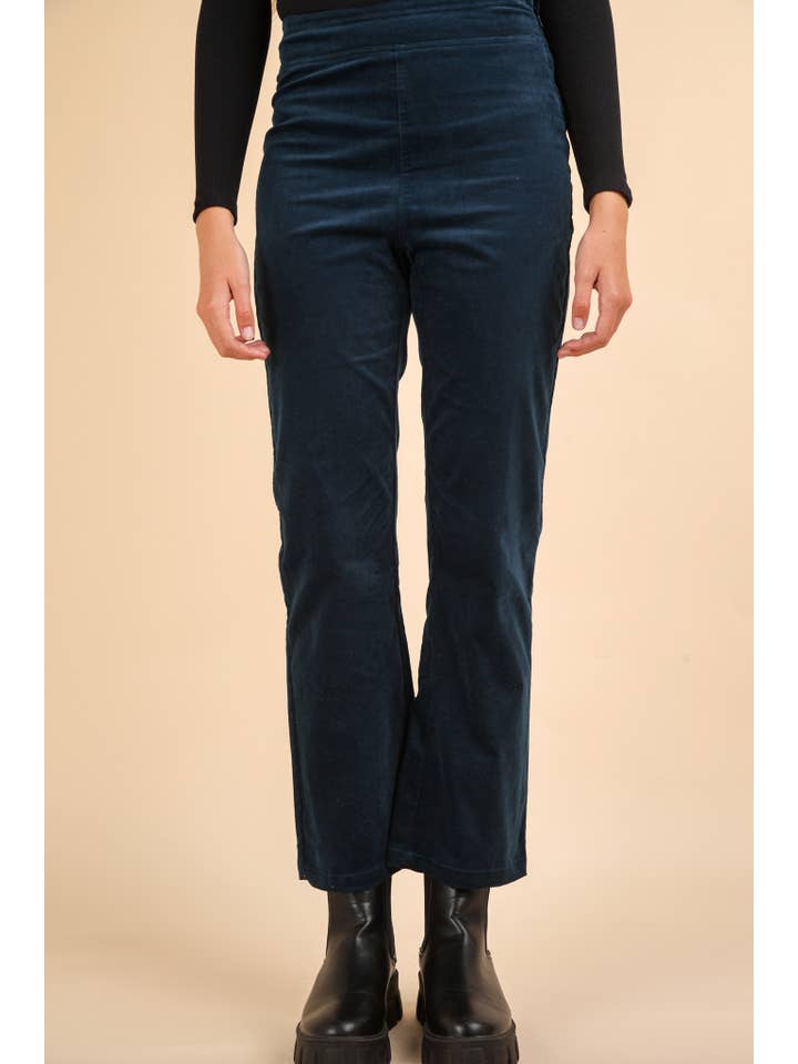 VERY J - Wholesale Pants - Women's - NP70562-Velvet Boot Cut Pants with Back Pockets13