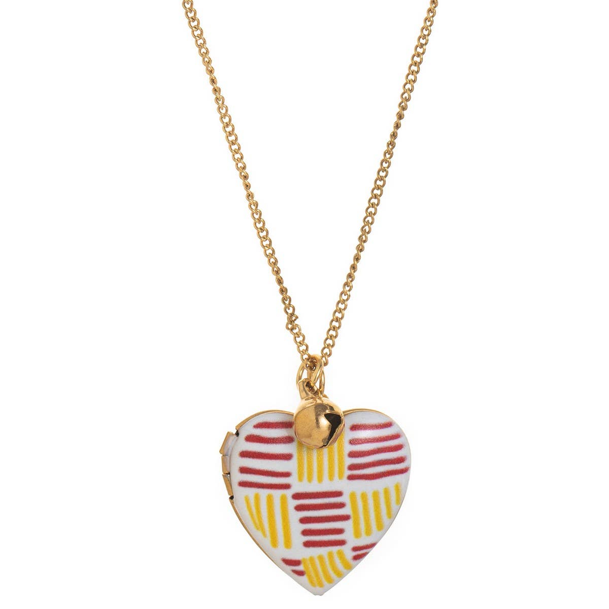 ACCITY - Wholesale Pendant/Charm Necklace - Heart Locket Oval Photo Necklace Gold Plated_CWMM39197