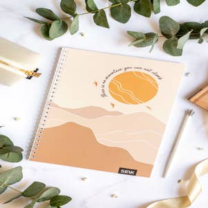 Bullet Journal Kit for Beginners - A5 Spiral Dotted Notebook