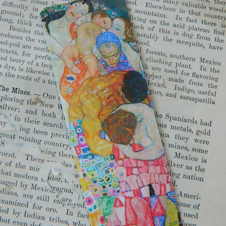 Bladwijzer Klimt art Life voor wholesale door Sarah Wood Studio