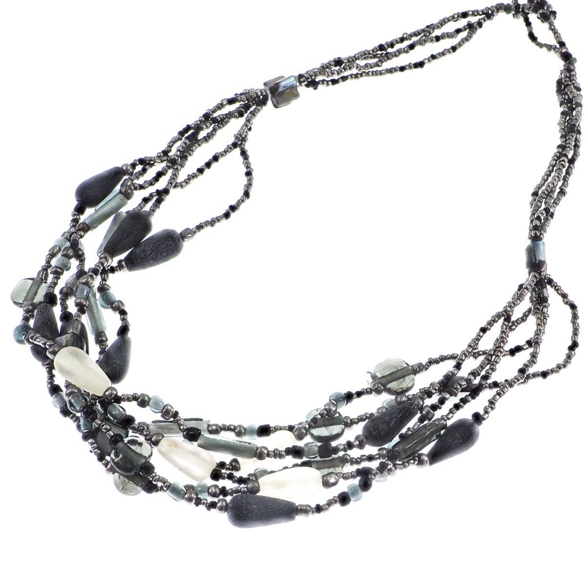 FifiRose – Großhandel Perlenkette – Farbe wählen, 22" böhmische bunte gemischte Glasperlen-Strang-Halskette16