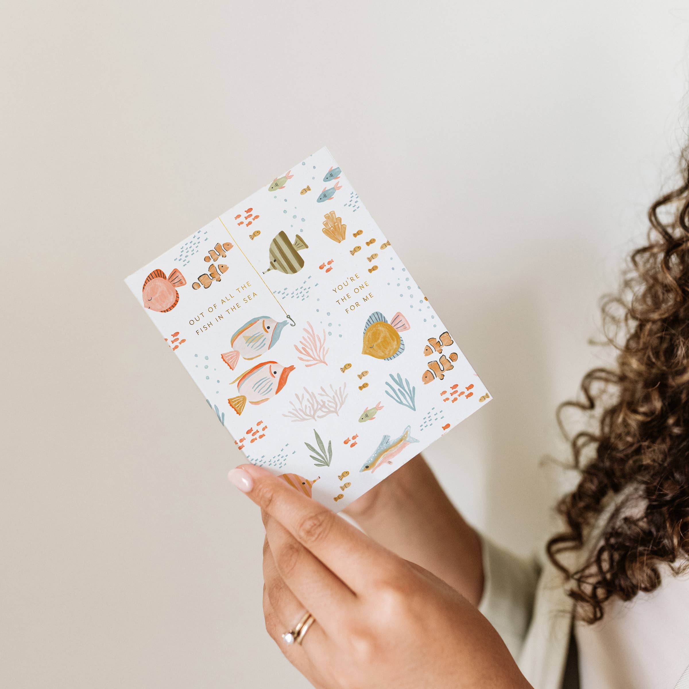 Ramona & Ruth - Wholesale Love Card - Fish In Sea Card1