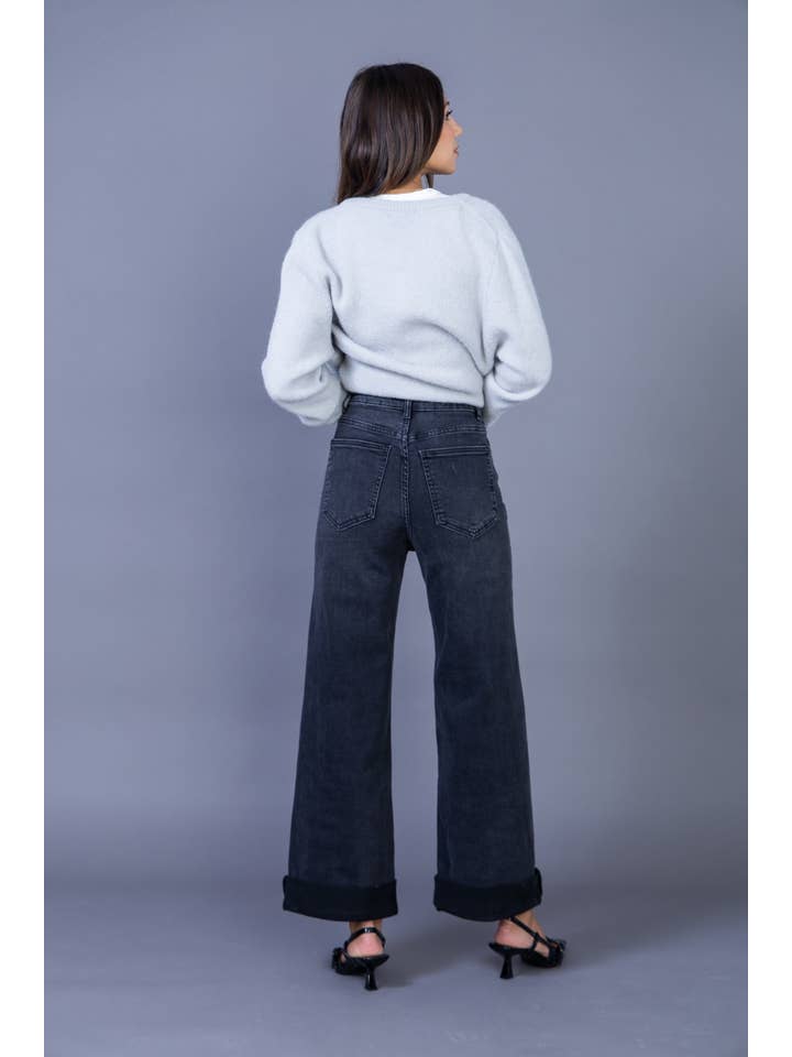 ANA & LUCY - Wholesale Jeans - Women's - Women's straight relaxed jeans "Émilie" - ANA & LUCY3