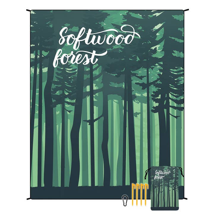 Grande couverture de plage bohème pour extérieur, tapis de camping de pique-nique pour la vente par Liffy