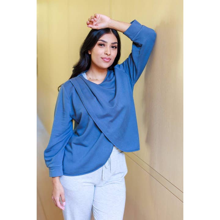 Simple Wishes – Top de amamentação - Maternidade por atacado – Camisola Carlotta Fleece6