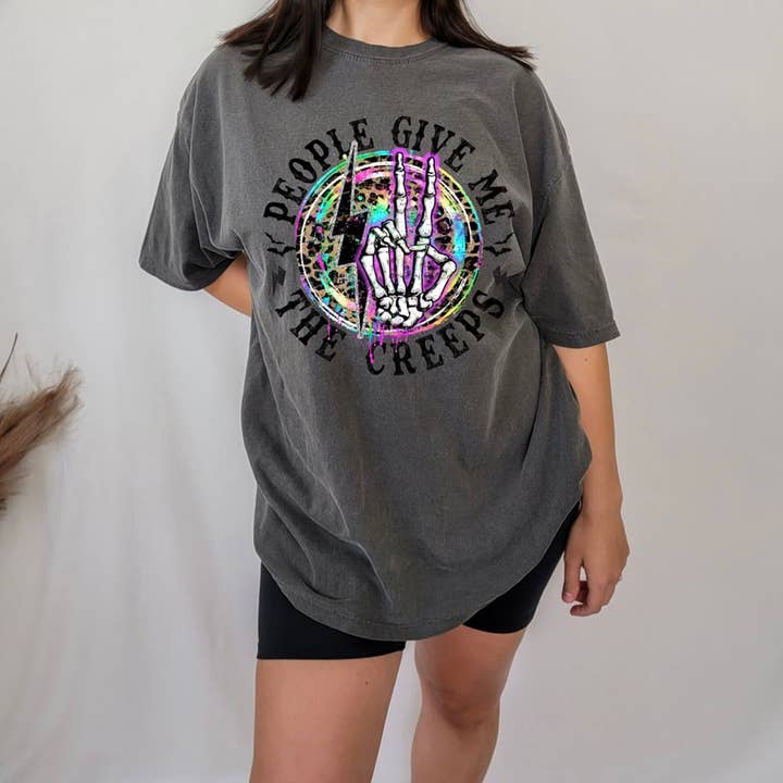 People Give Me The Creeps T-Shirt for wholesale by The Goblin Saloon