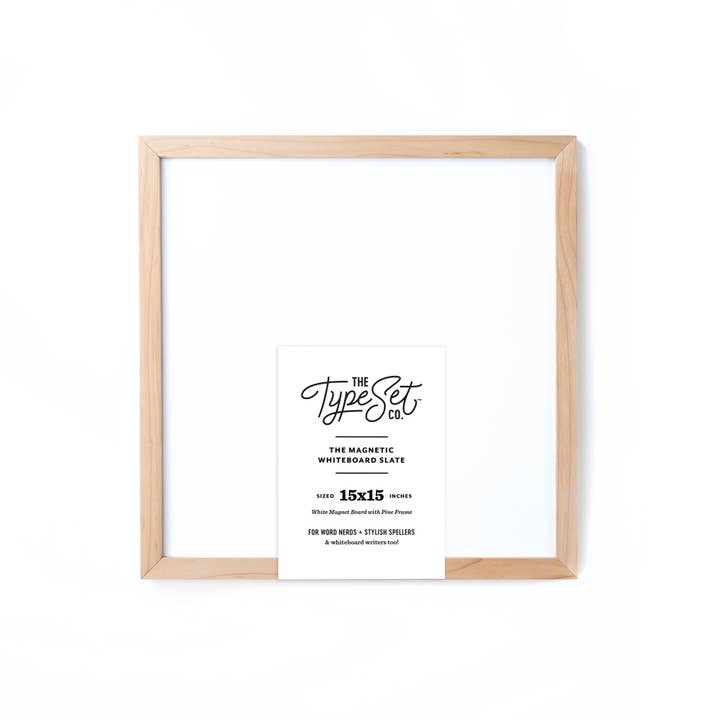 The Type Set Co. - Wholesale Whiteboard/Dry-Erase Board - 15x15 Magnetic Whiteboard