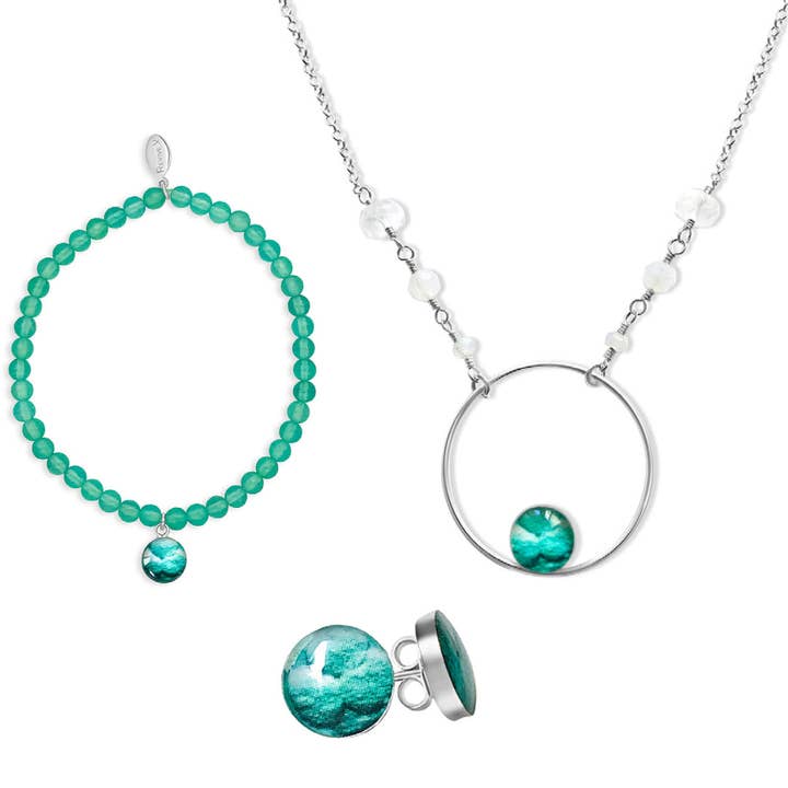 Ensemble de Bijoux Fertile Soul pour la Sensibilisation à l'Infertilité pour la vente par Revive Jewelry