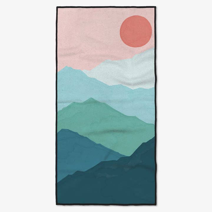 Geometry - Wholesale Sports Towel - Landscape Fitness Towel